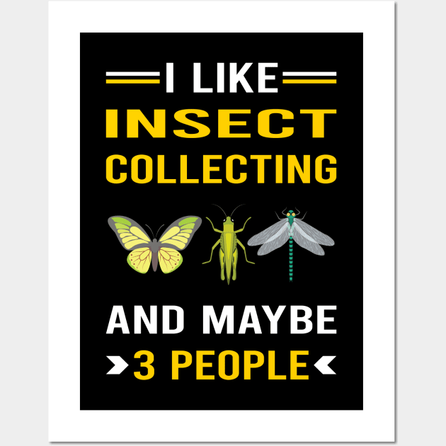 3 People Insect Collecting Collector Collect Insects Bug Bugs Entomology Entomologist Wall Art by Bourguignon Aror